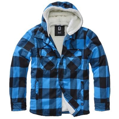 Lumber Jacket Hooded BLACK/BLUE