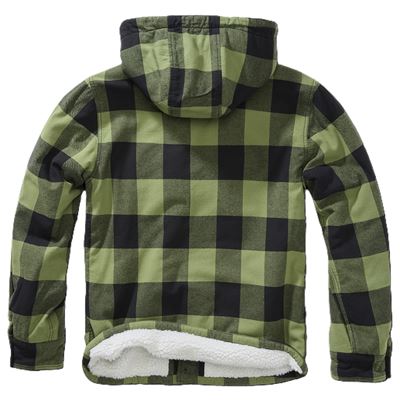 Lumber Jacket Hooded OLIV/BLACK