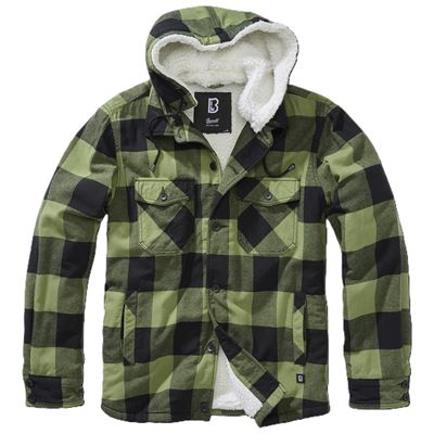 Lumber Jacket Hooded OLIV/BLACK