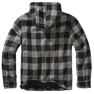 Lumber Jacket Hooded BLACK/GREY