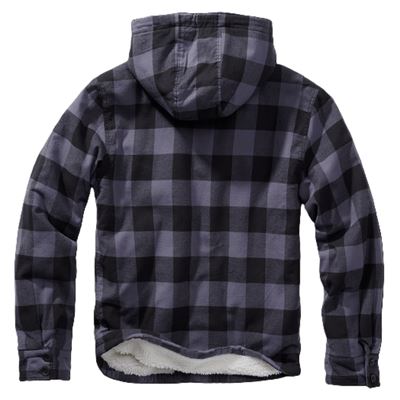 Lumber Jacket Hooded BLACK/GREY