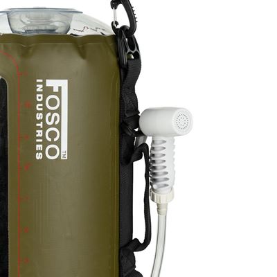 Outdoor camp shower 12L (with pump) GREEN