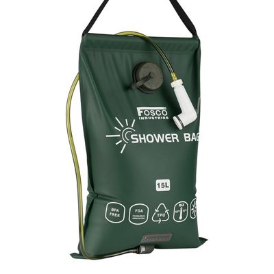 Camp shower Premium 15L TPU GREEN