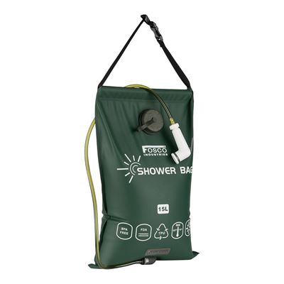 Camp shower Premium 15L TPU GREEN