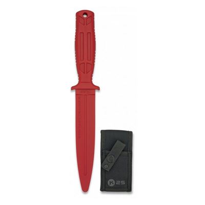 Knife training K25 rubber RED