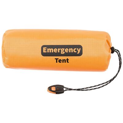 Emergency tent EMERGENCY for two people ORANGE