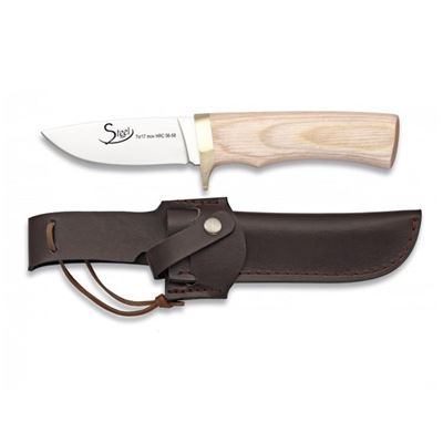 Knife 32048 with Wooden Handle and Sheath