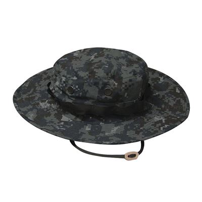 Style Militaire Forces Spéciales Chapeau Bob / Bush Bord Court Noir Style Militaire Forces Spéciales Chapeau Bob / Bush Bord Court Noir
