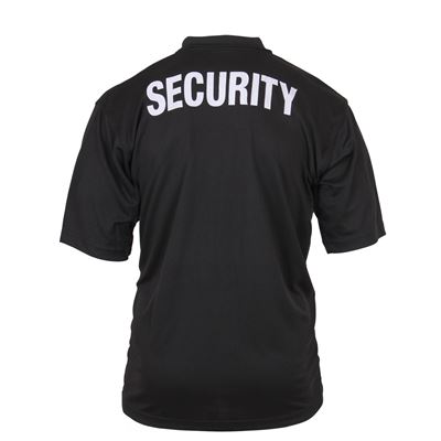 Polo shirt SECURITY GOLF BLACK