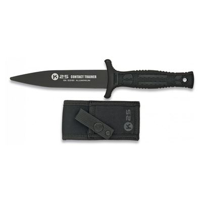 Knife training K25 aluminium BLACK