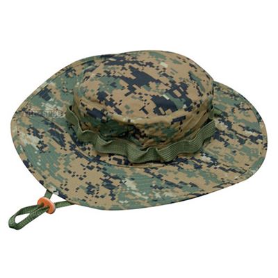 Boonie hat wide brim rip-stop DIGITAL WOODLAND