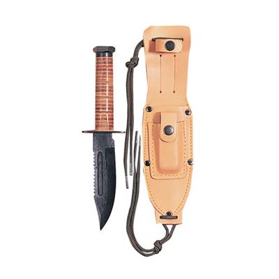 Knife with leather case U.S. PILOT'S SURVIVAL