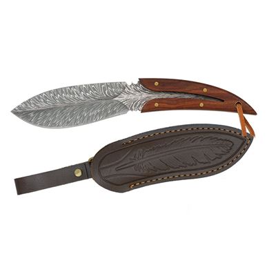 Hunting Knife FEATHER with Sheath