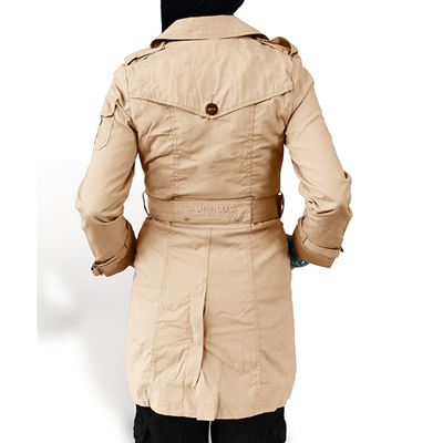 Women's Coat Trenchcoat KHAKI