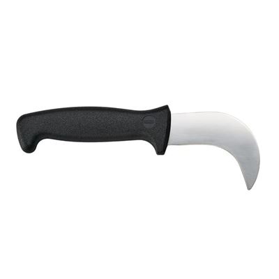 Knife OH-3 stainless steel black plastic handle