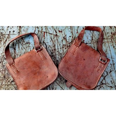 Small ROMANIAN LEATHER bag used