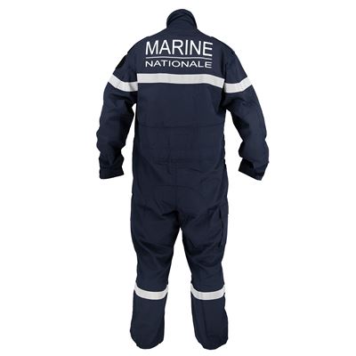 MARINE NATIONALE Coveralls with Reflective Stripes BLUE
