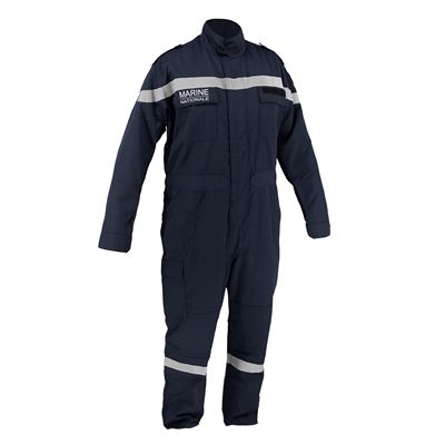 MARINE NATIONALE Coveralls with Reflective Stripes BLUE