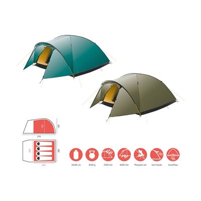 Tent Topeka 4 CAPULET OLIVE GRAND CANYON 330028 5