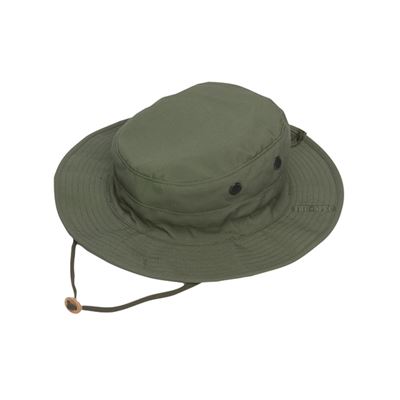 Boonie hat H2O OLIVE adjustable rip-stop