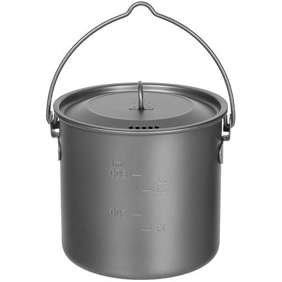 Pot FOX with Lid 1,1 l TITANIUM