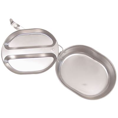 US Mess Kit Stainless Steel 2-part