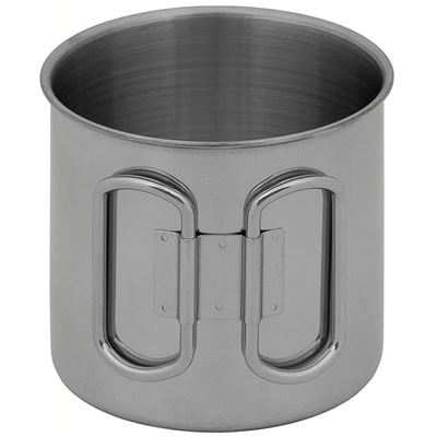 Stainless Steel Cup folding handles 450 ml
