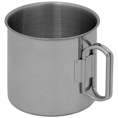 Stainless Steel Cup folding handles 450 ml