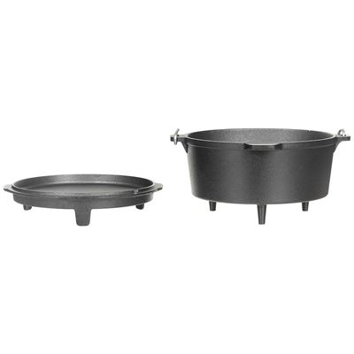 Pot "Dutch Oven" Cast Iron ca. 3,8 l BLACK