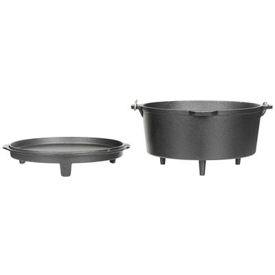 Pot "Dutch Oven" Cast Iron ca. 5,7 l BLACK