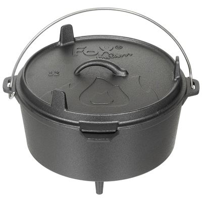 Pot "Dutch Oven" Cast Iron ca. 5,7 l BLACK