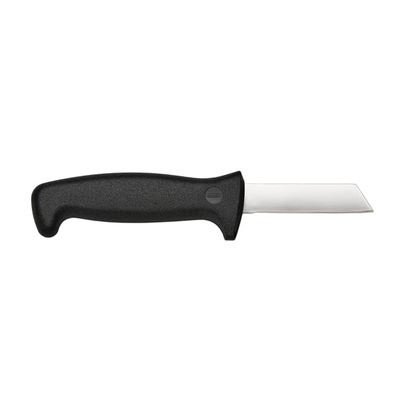 Knife 8-OH stainless steel black plastic handle