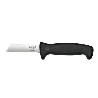 Knife making workshop 8-OH carbon steel black plastic handle