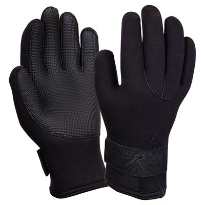 Waterproof Cold Weather Neoprene Gloves BLACK