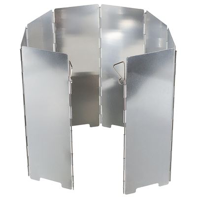 Windscreen for Stove foldable 8 blades lamellas