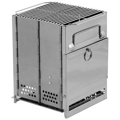 Rocket Stove small foldable STAINLESS STEEL