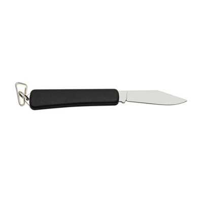 Camping knife NH-1 folding stainless steel black plastic handle