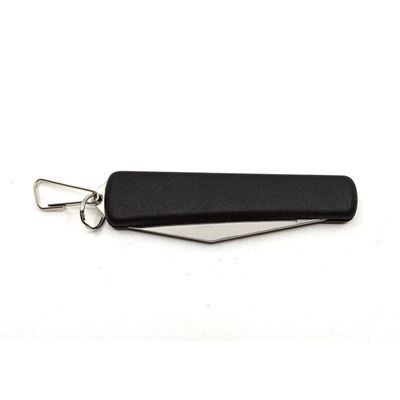 Camping knife NH-1 folding stainless steel black plastic handle