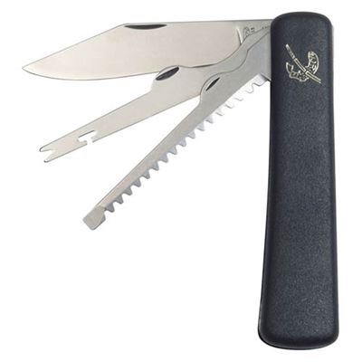 Fishing knife NH-3B stainless steel black plastic handle