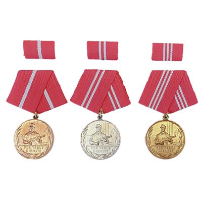 Set of NVA/GDR KAMPFGRUPPE medals 3 pieces