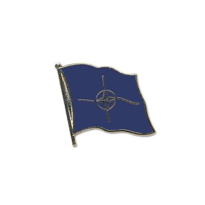 Pin flag NATO