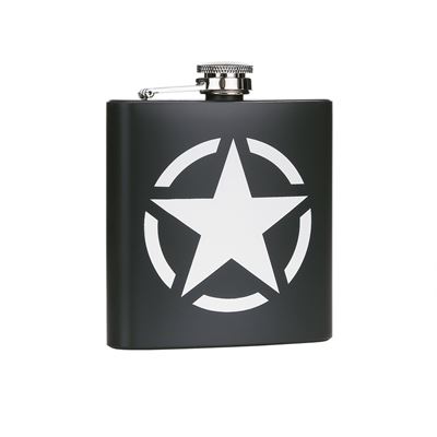 Flask US ARMY STAR 170 ml STAINLESS STEEL