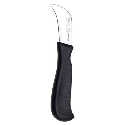 Stainless steel knife plastic handle BLACK
