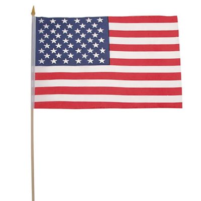 USA flag wooden stick 30 x 45 cm