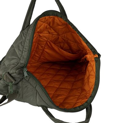 Pilot helmet bag GREEN/ORANGE