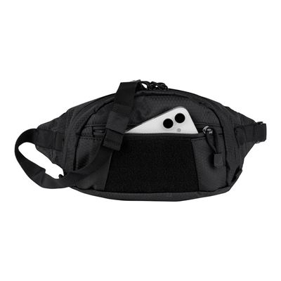 HEXAGON FANNY waist bag with Velcro BLACK 101INC 359397-BLK 6