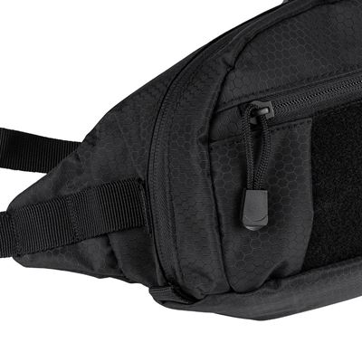 HEXAGON FANNY waist bag with Velcro BLACK 101INC 359397-BLK 5