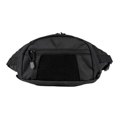 HEXAGON FANNY waist bag with Velcro BLACK