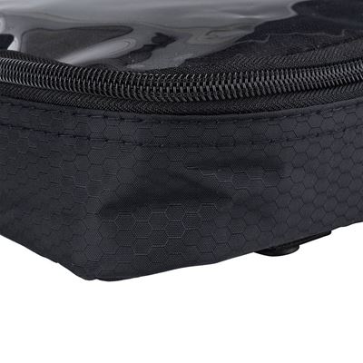 HEXAGON ORGANIZER Pouch, transparent, BLACK 101INC 359582-BLK 2