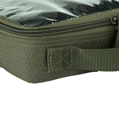 HEXAGON ORGANIZER Pouch, transparent, GREEN 101INC 359582-GR 3
